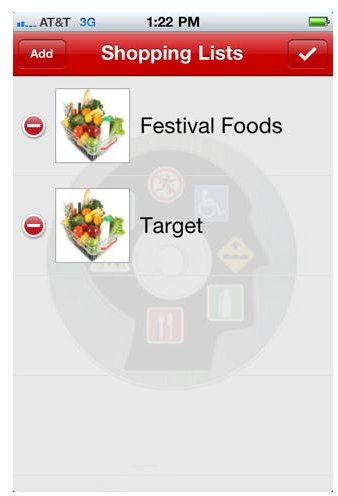 Shopping List App Iphone 5