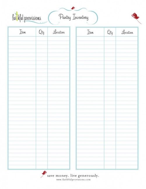 Shopping List Template For Children