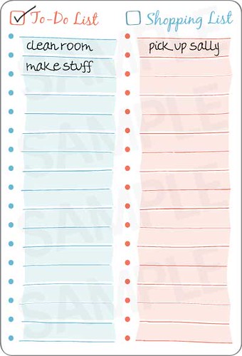 Shopping List Template Free