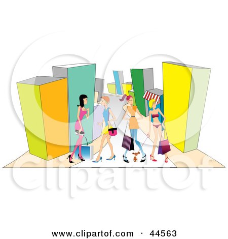 Shopping Mall Clipart