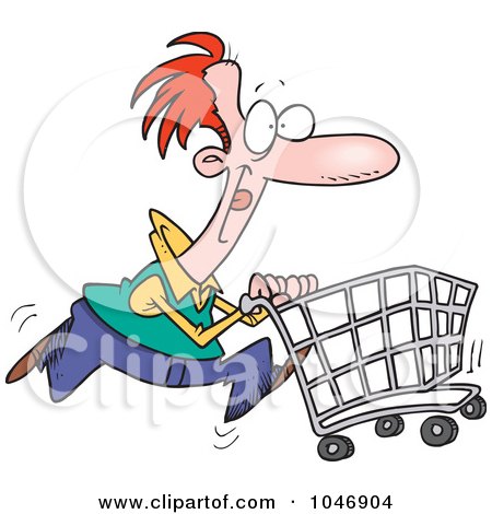 Shopping Trolley Cartoon