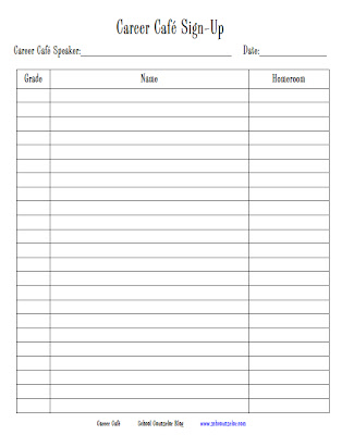 Sign Up Sheet Clip Art