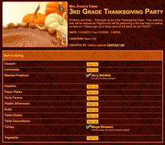 Sign Up Sheet For Potluck Template