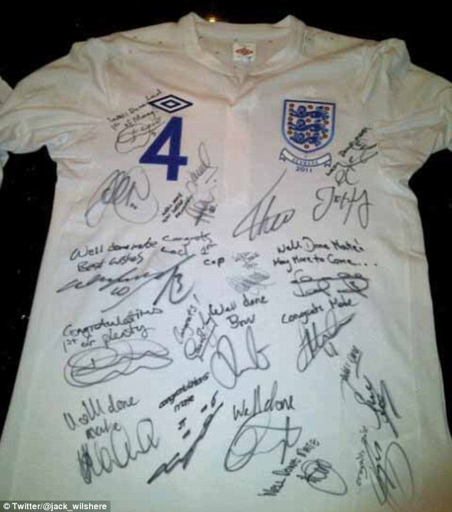 Signed England Rugby Shirt