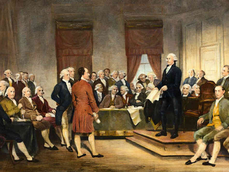 Signing Of The Constitution Painting