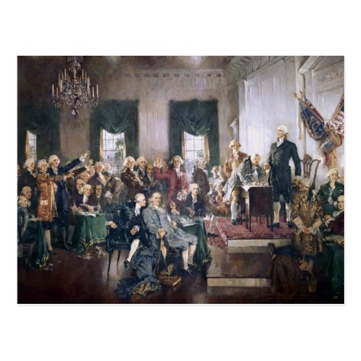 Signing Of The Constitution Painting