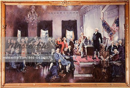 Signing Of The Constitution Painting