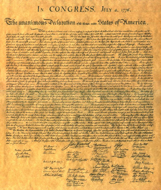 Signing Of The Declaration Of Independence