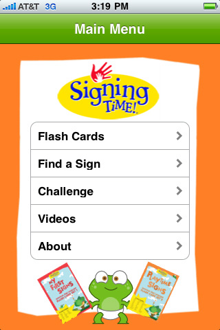 Signing Time Flash Cards