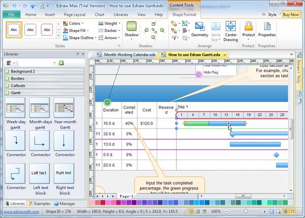 Simple Project Management Software Gantt