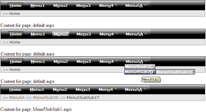 Sitemap Sample Asp.net