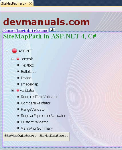 Sitemap Sample Asp.net