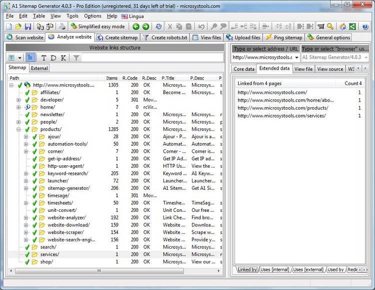 Sitemap Template Html