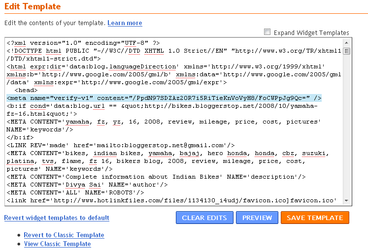 Sitemap Template Html