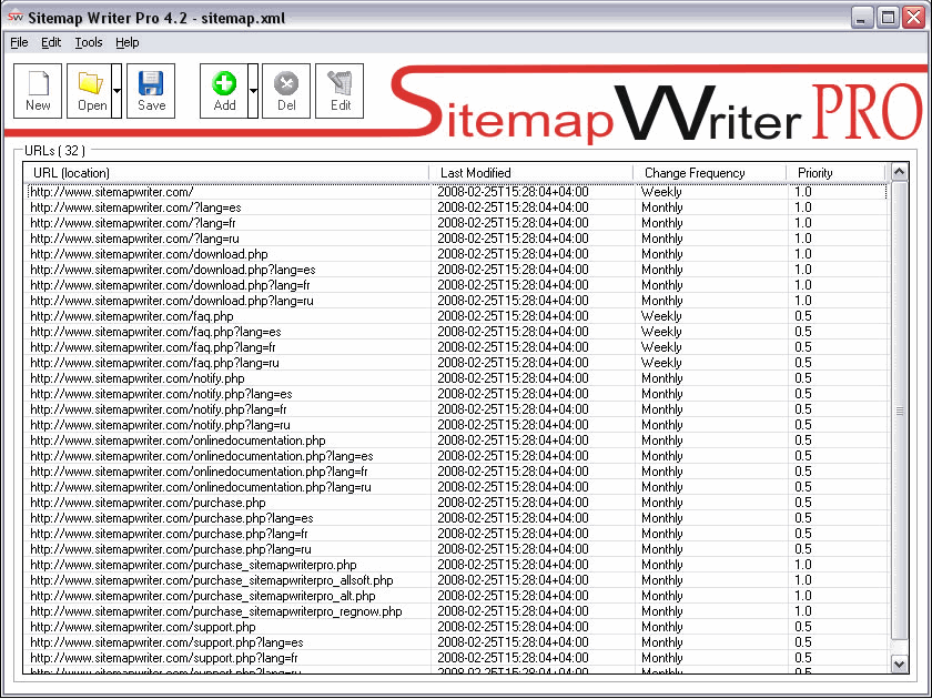 Sitemap.xml Generator