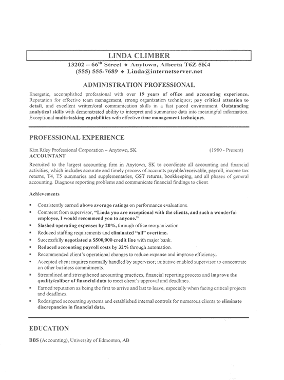 Skills Resume Format