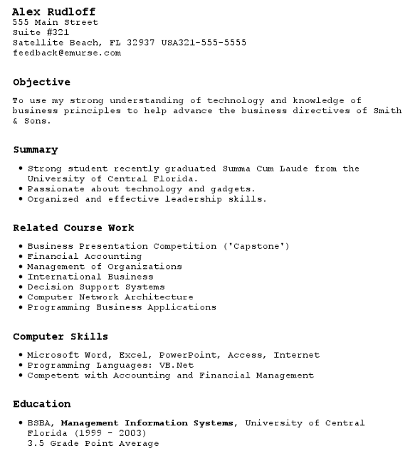 Skills Resume Sample List