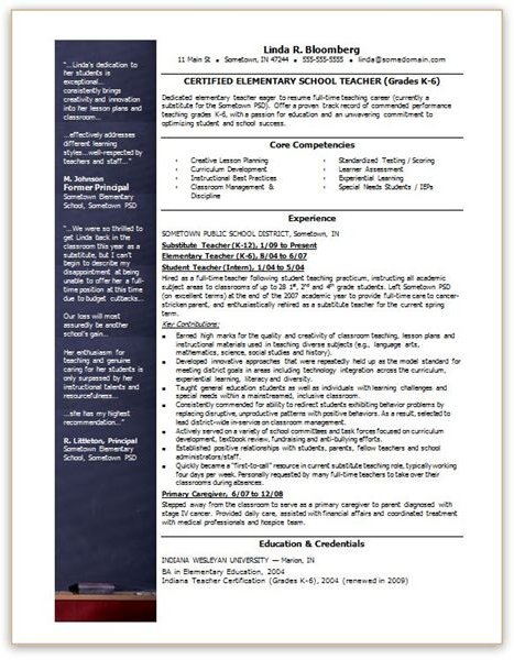 Skills Resume Template Microsoft Word