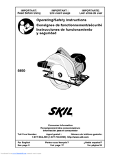 Skilsaw 5400 Owners Manual