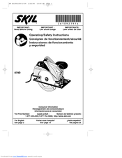 Skilsaw 5400 Owners Manual