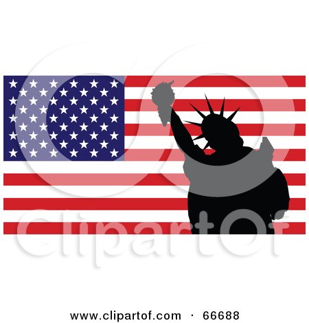 Small Us Flag Clip Art