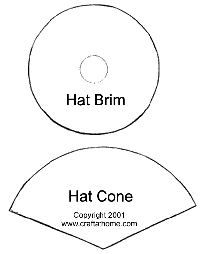 Snowman Top Hat Template