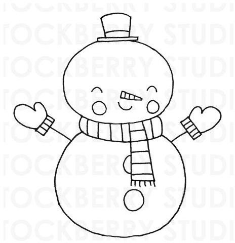 Snowman Top Hat Template