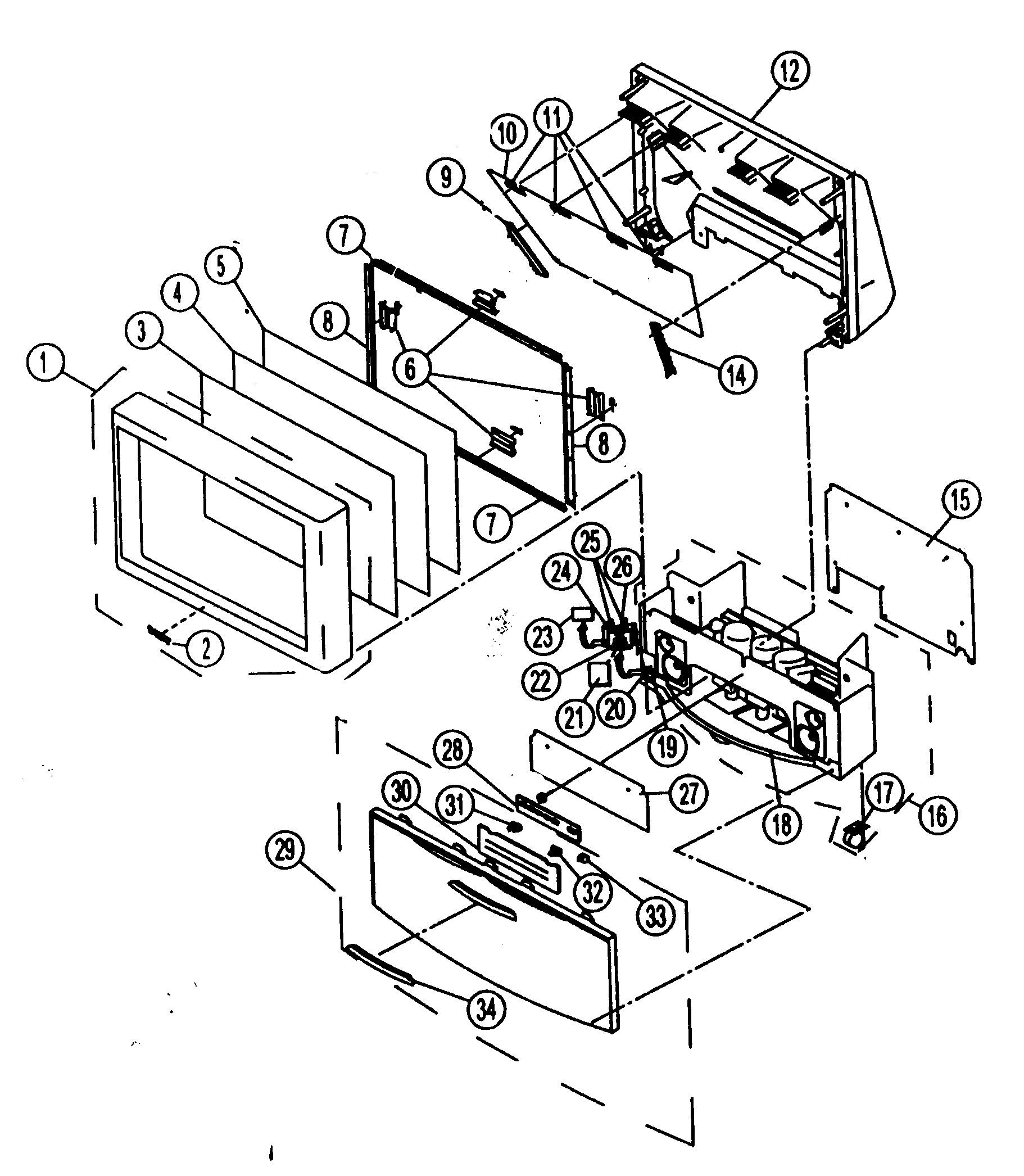 Sony Projector Tv Parts