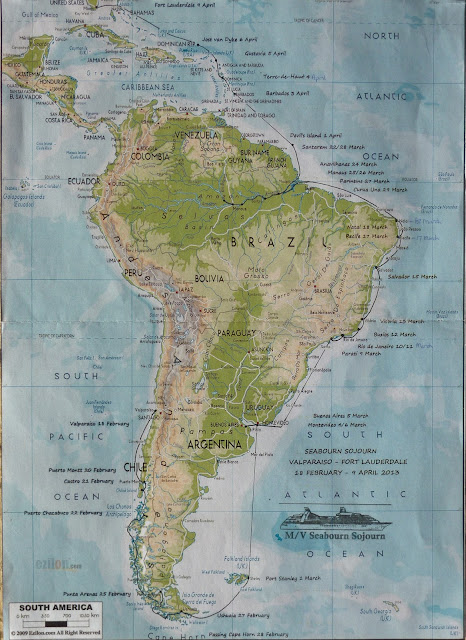 South America Amazon River Map