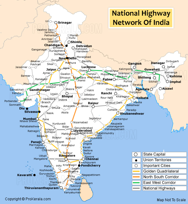 South India Map With Cities