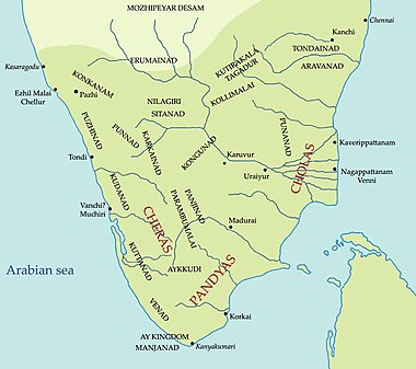 South India Map With Cities