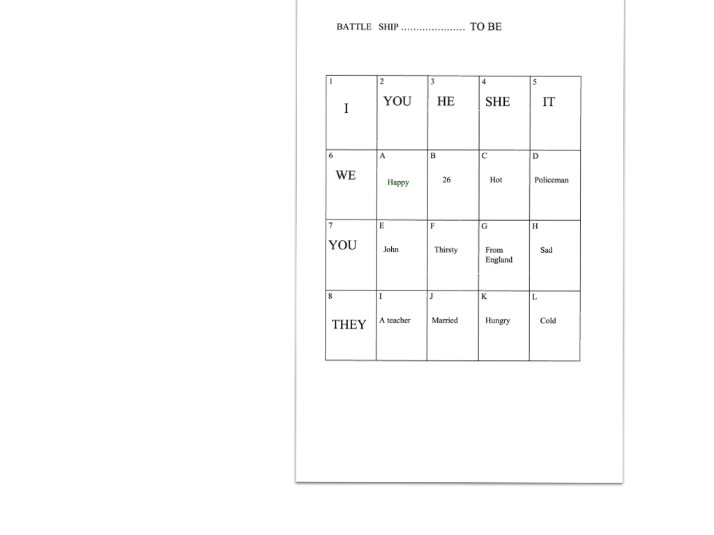 Speaking And Listening App Grid Level 1 And 2