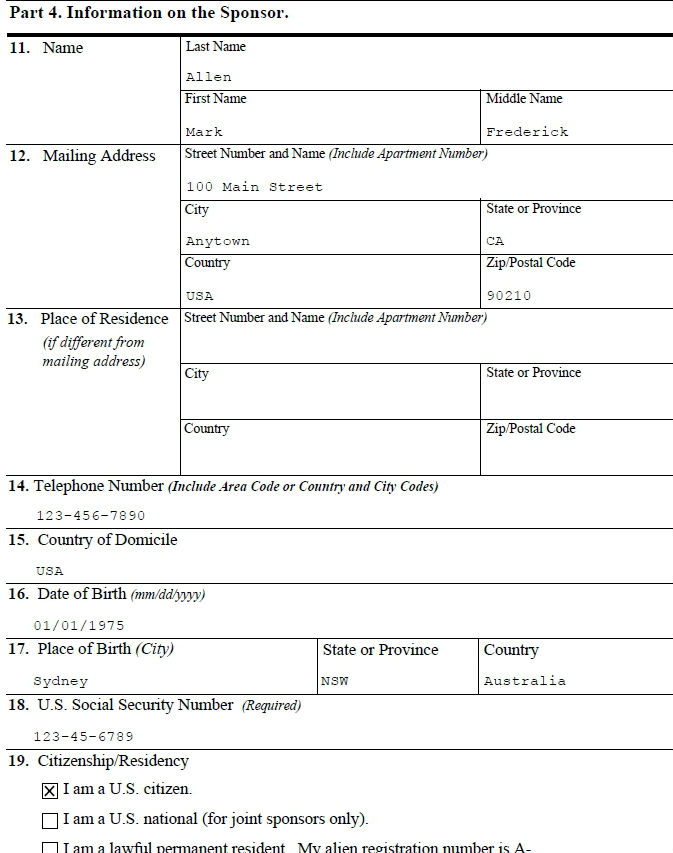 Sponsorship Form Sample