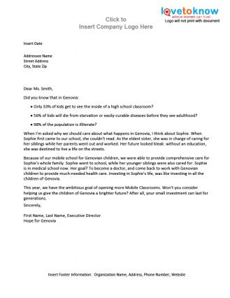 Sponsorship Letter Template For Events