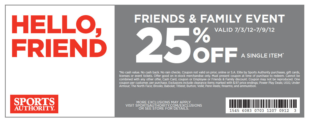 Sports Authority Coupon 25 Off 75