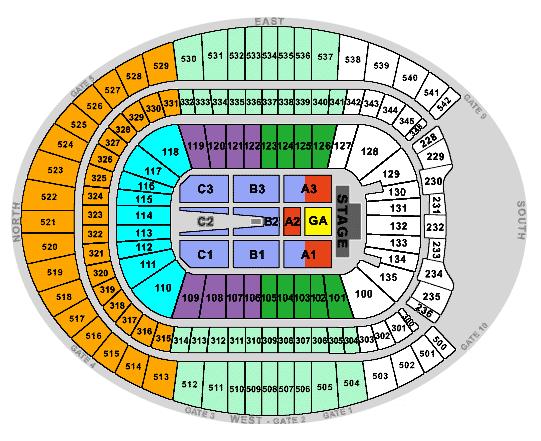 Sports Authority Field At Mile High Seating Chart