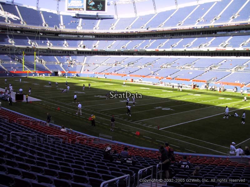 Sports Authority Field Seating