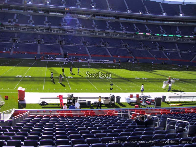 Sports Authority Field Seating Chart