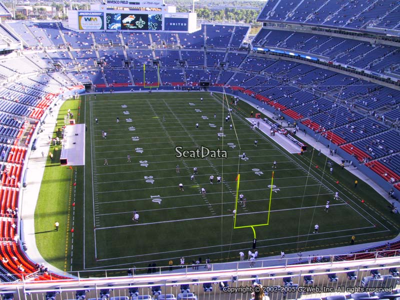 Sports Authority Field Seating Chart