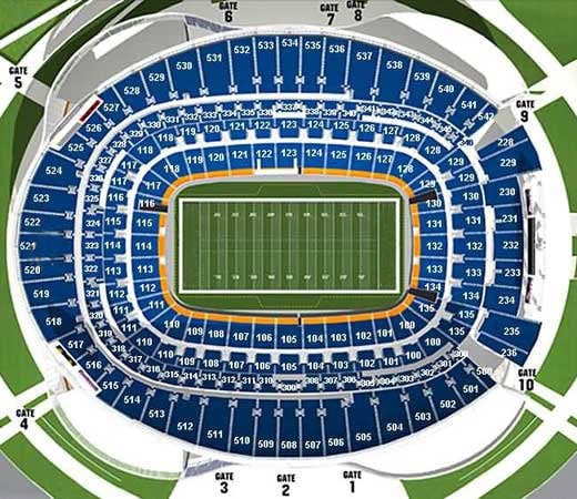 Sports Authority Field Seating Chart Concert