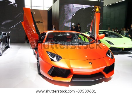 Sports Cars Lamborghini Red