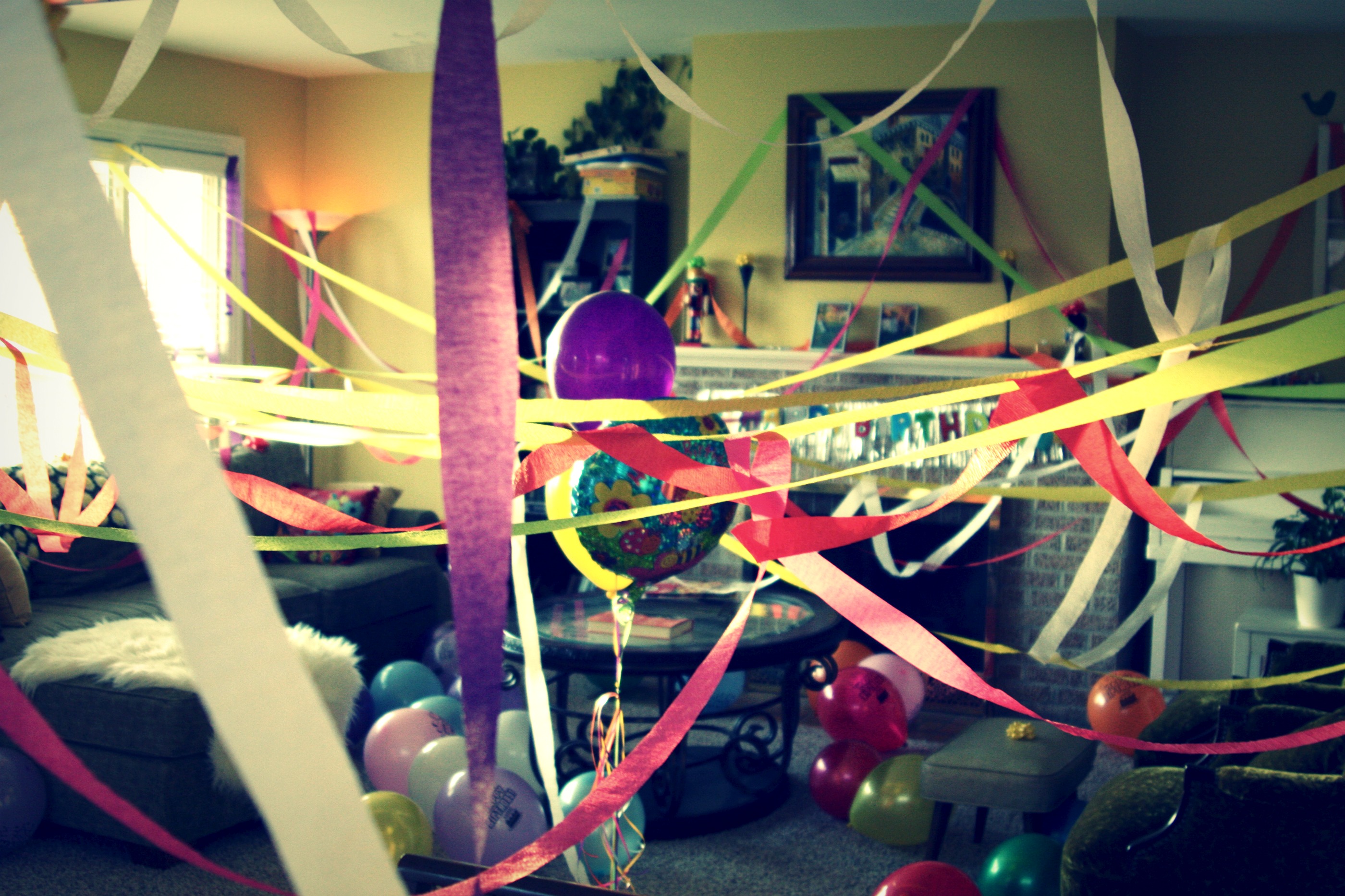 Streamer Decorations Birthday