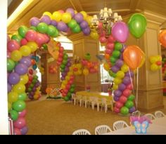 Streamers And Balloons Decor