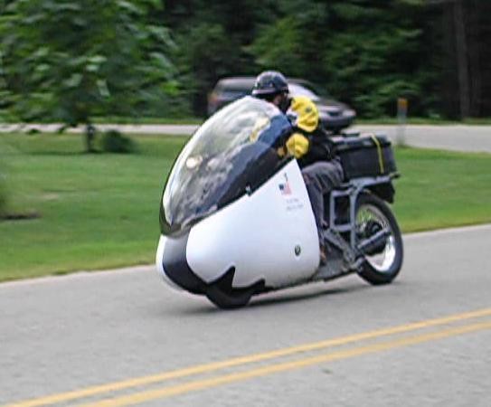 Streamlined Motorcycle