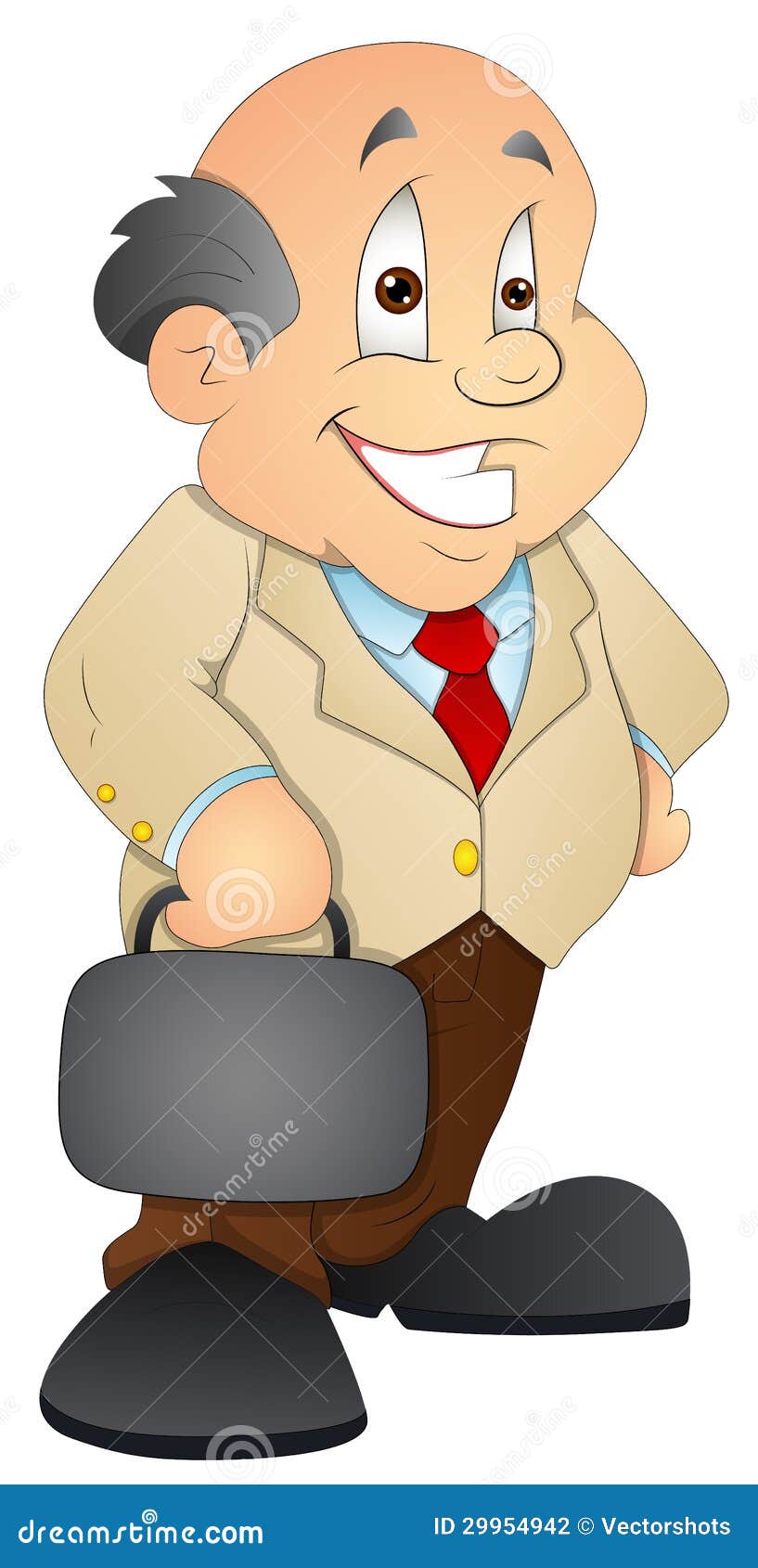 Successful Businessman Cartoon