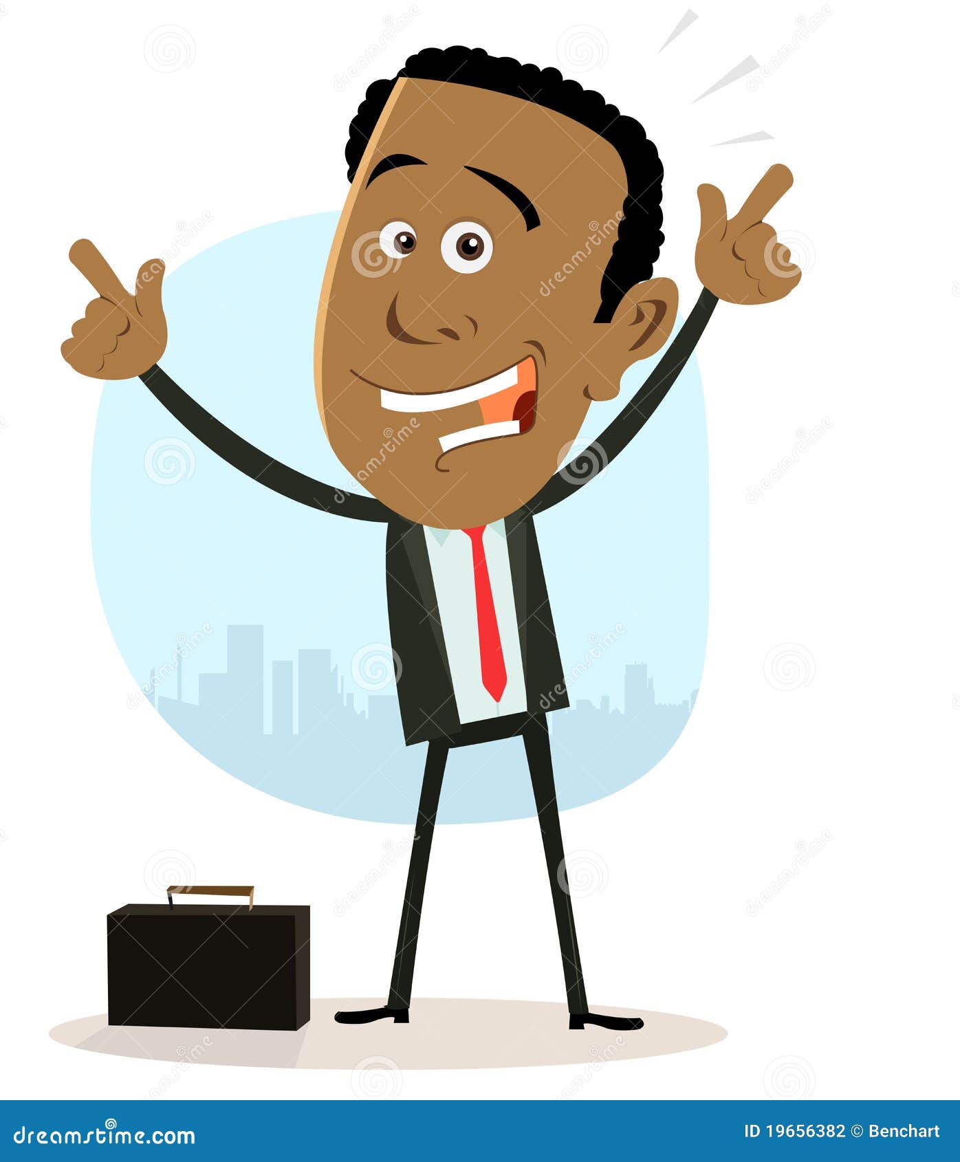 Successful Businessman Cartoon