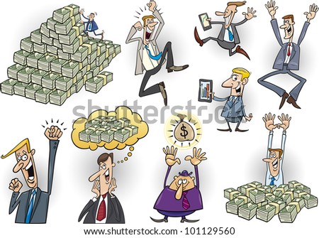 Successful Businessman Cartoon