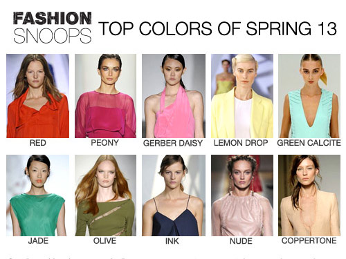 Summer Fashion 2013 Colors