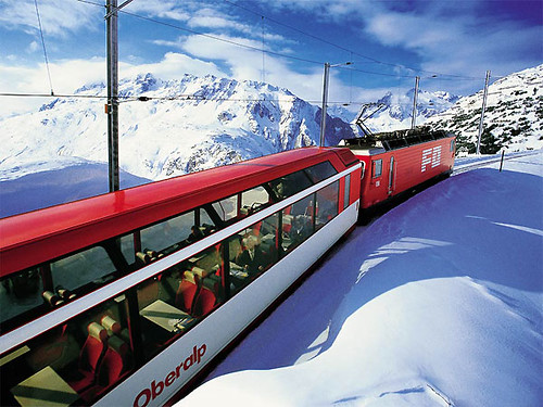 Swiss Glacier Express Train