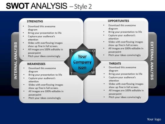 Swot Analysis Diagram Template